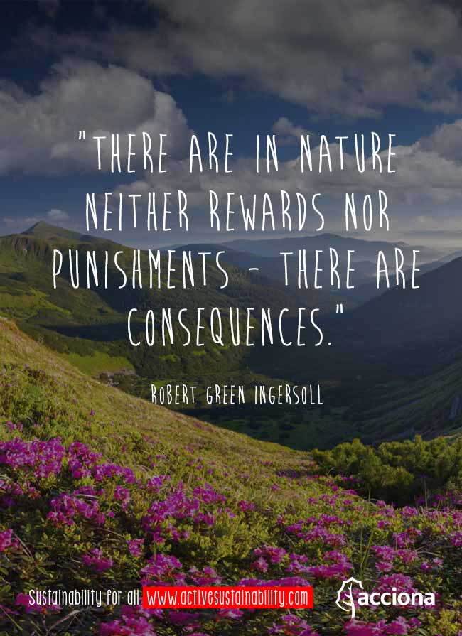 Robert G. Ingersoll and nature