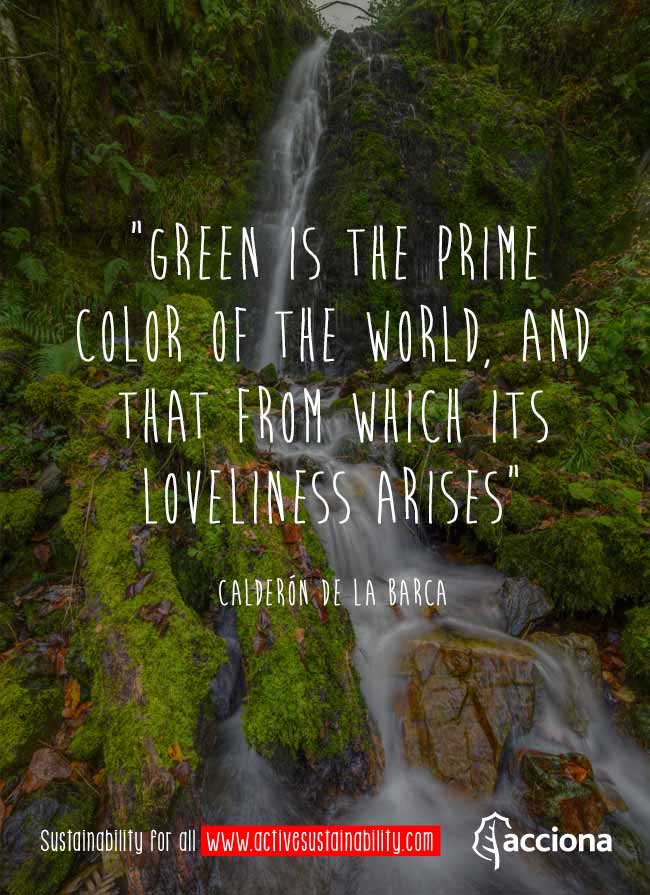 Calderón de la Barca and the color of the world