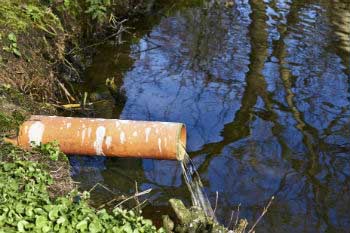 Dumping in rivers and aquifers