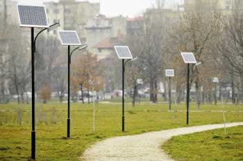 Solar panels for electricity