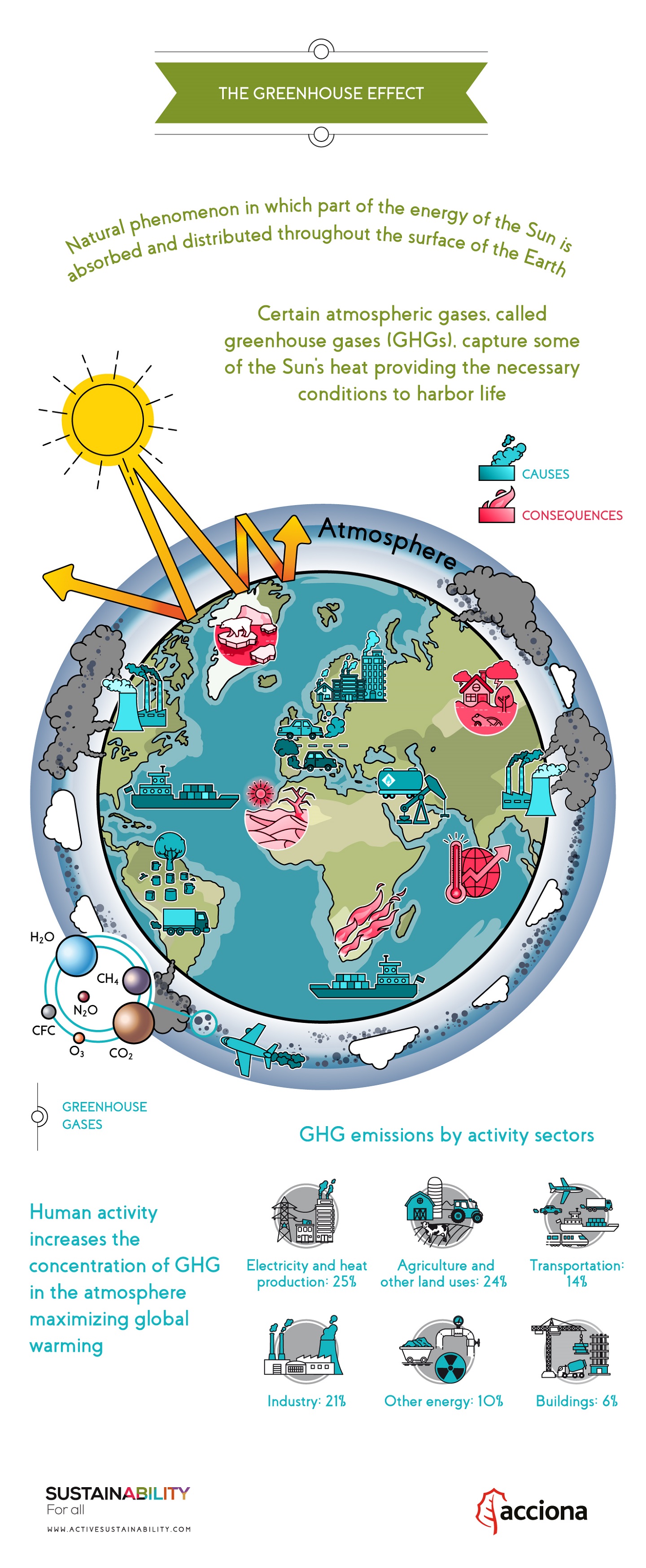 What is the greenhouse effect?