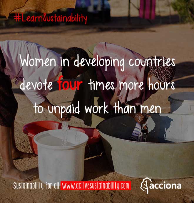 #LearnSustainability: Woman work