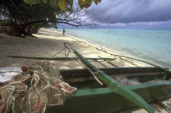 Beach in Polynesia