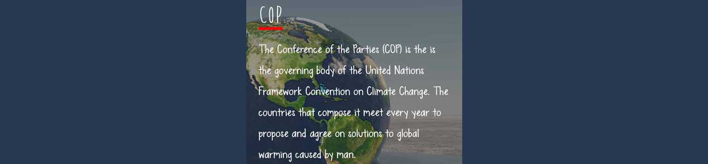 #LearnSustainability: Conference of the Parties (COP)