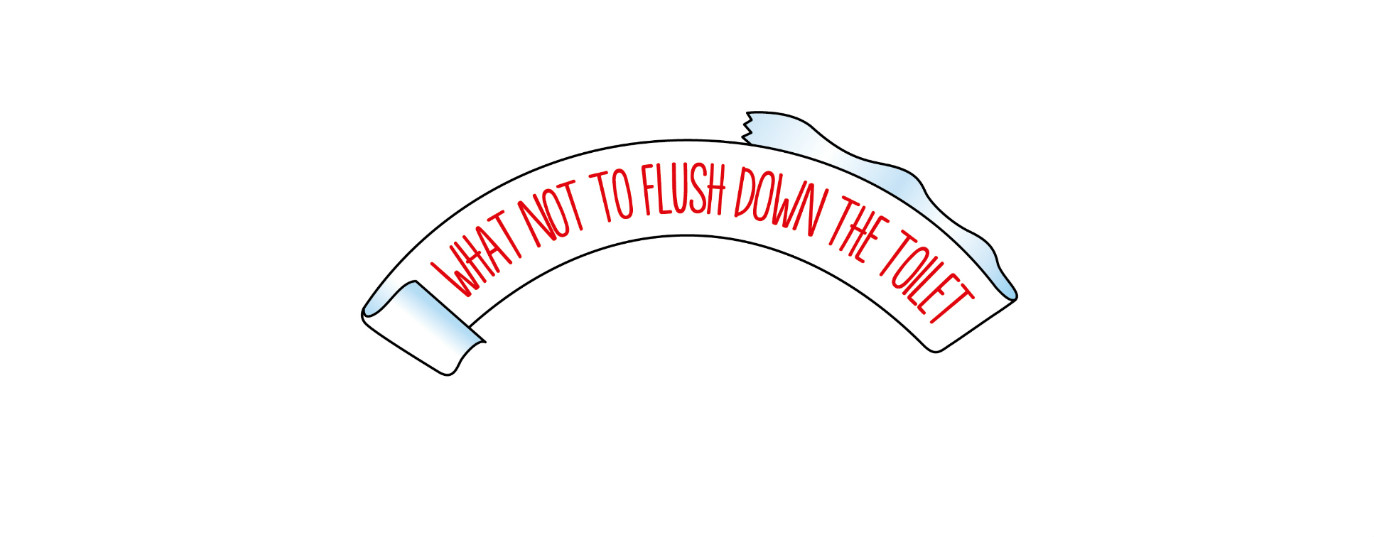 What not to flush down the toilet
