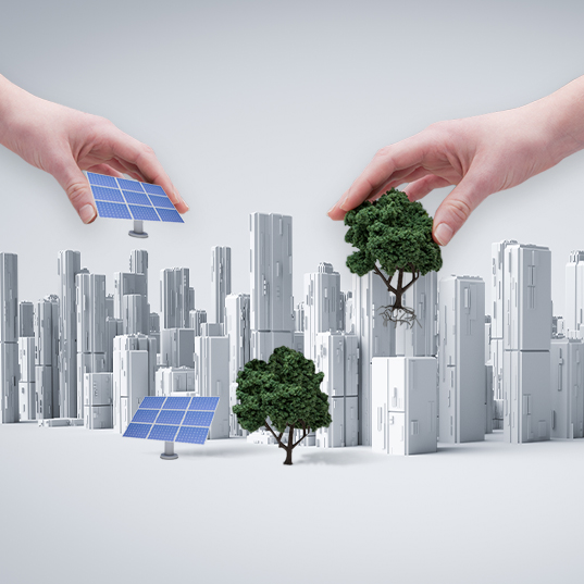 The three pillars of sustainable cities and communities